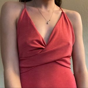 Gorgeous pink bodysuit with an open back - show stopper for sure. ZARA size S